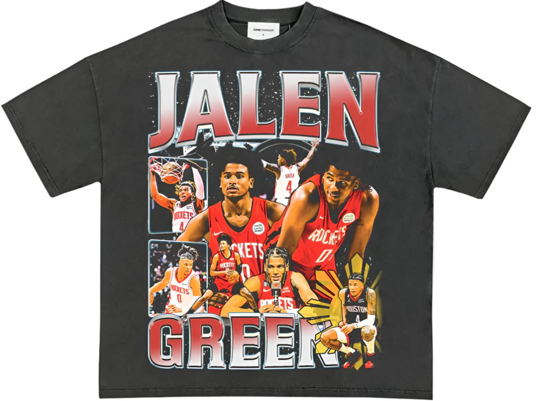 JALEN GREEN BLACK TEE - Unseen