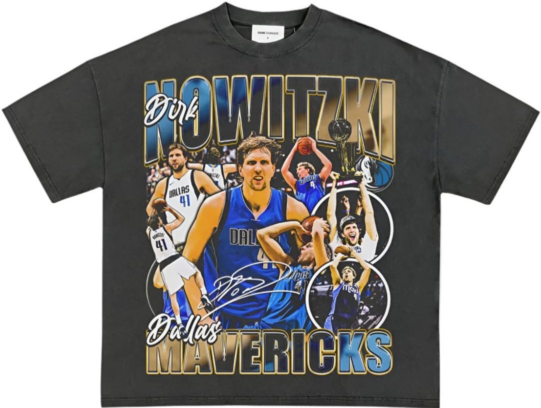 DIRK NOWITZKI BLACK TEE - Unseen