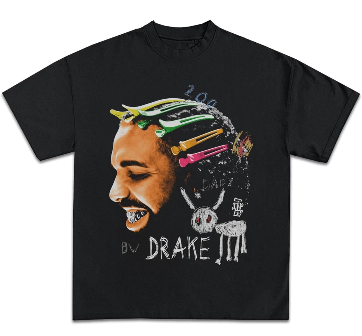 Drake Black Tee - Unseen