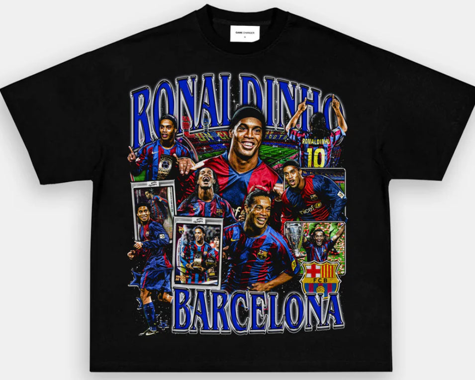 RONALDINHO BARCELONA TEE - Unseen 