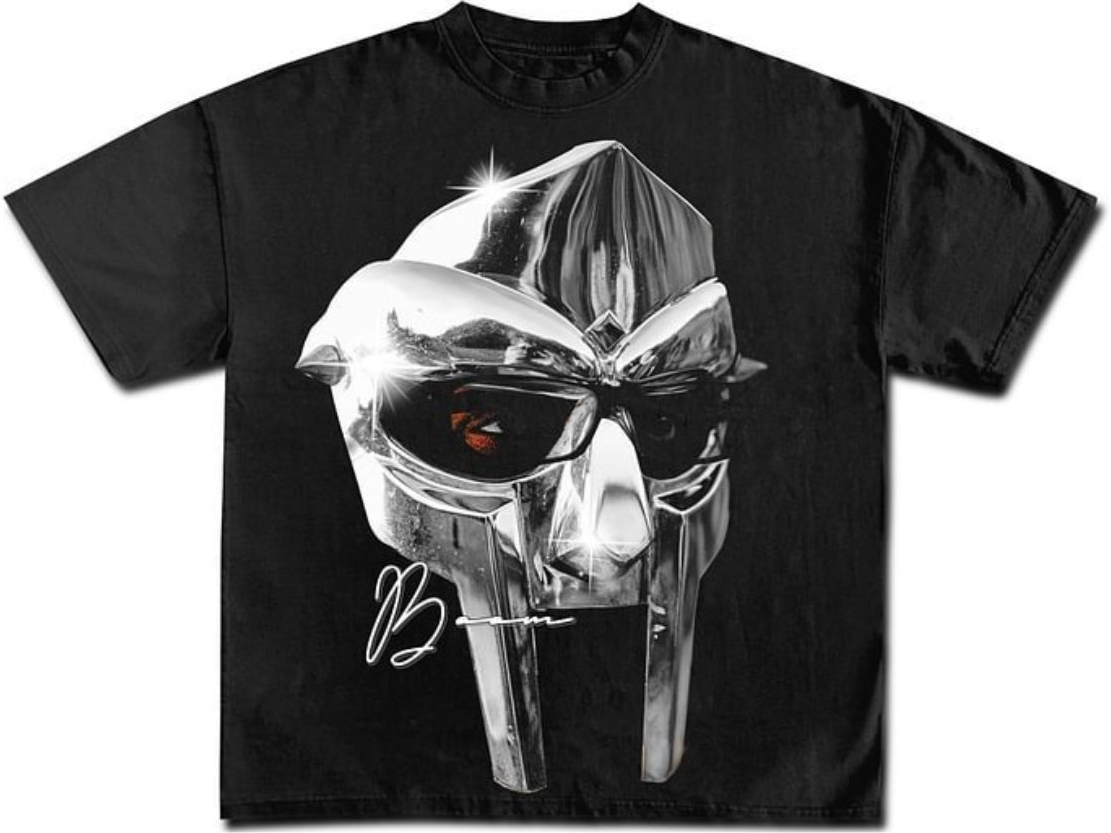 MF DOOM BLACK TEE - Unseen 