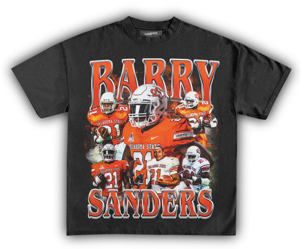 BARRY SANDERS TEE - Unseen 