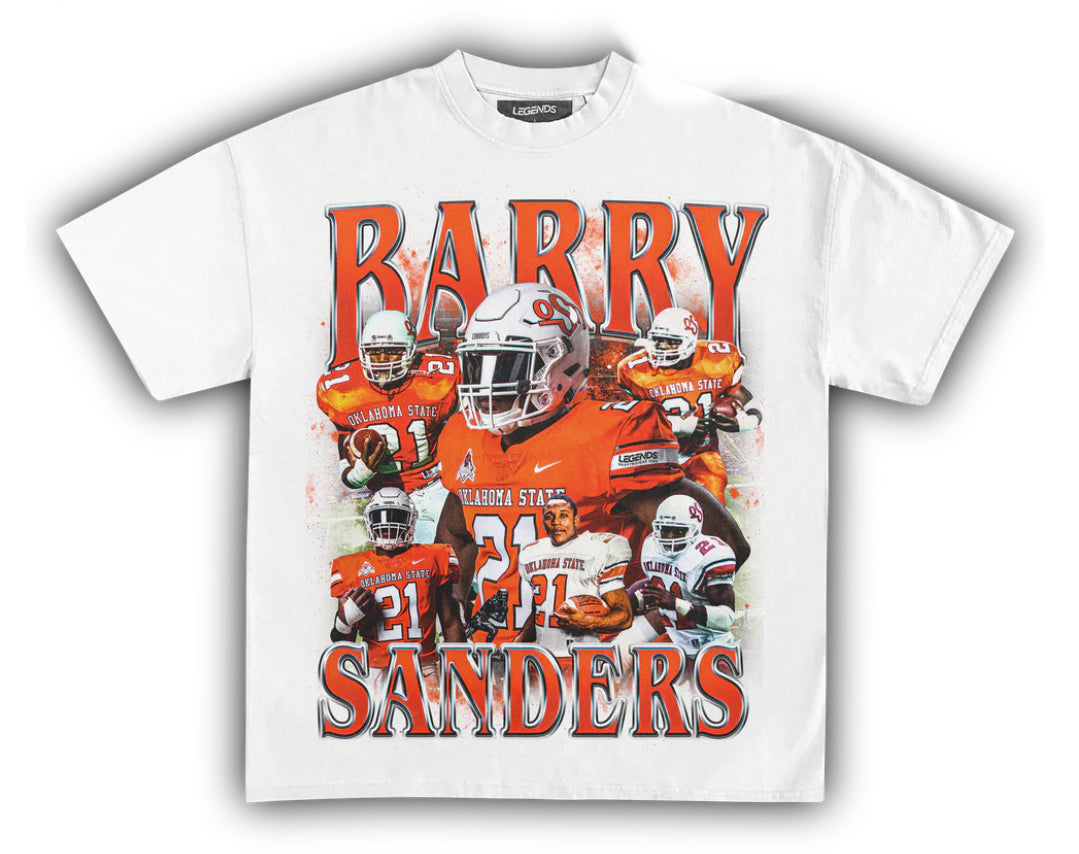 BARRY SANDERS TEE - Unseen 