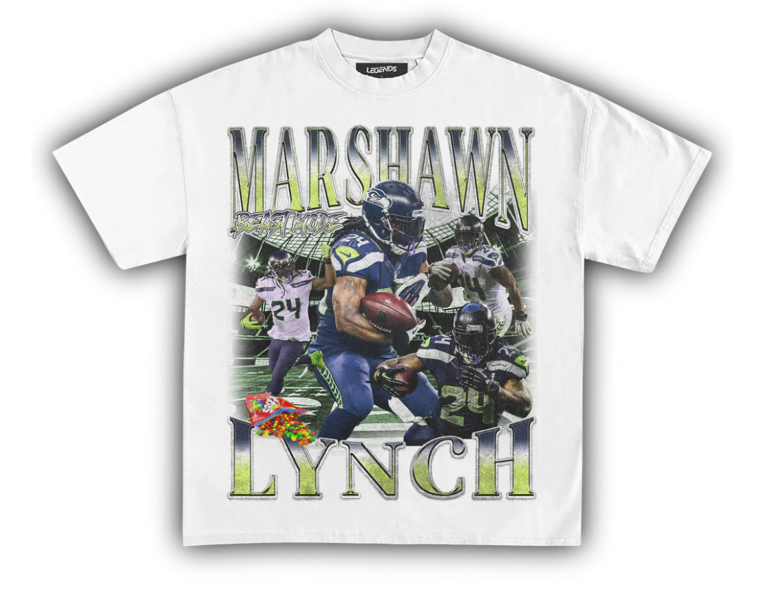 MARSHAWN LYNCH ‘SEAHAWKS’ TEE - Unseen 
