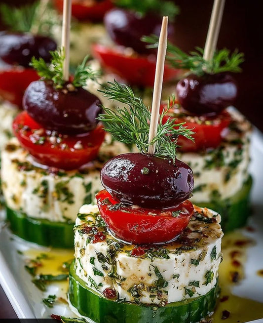 Greek Salad Skewers