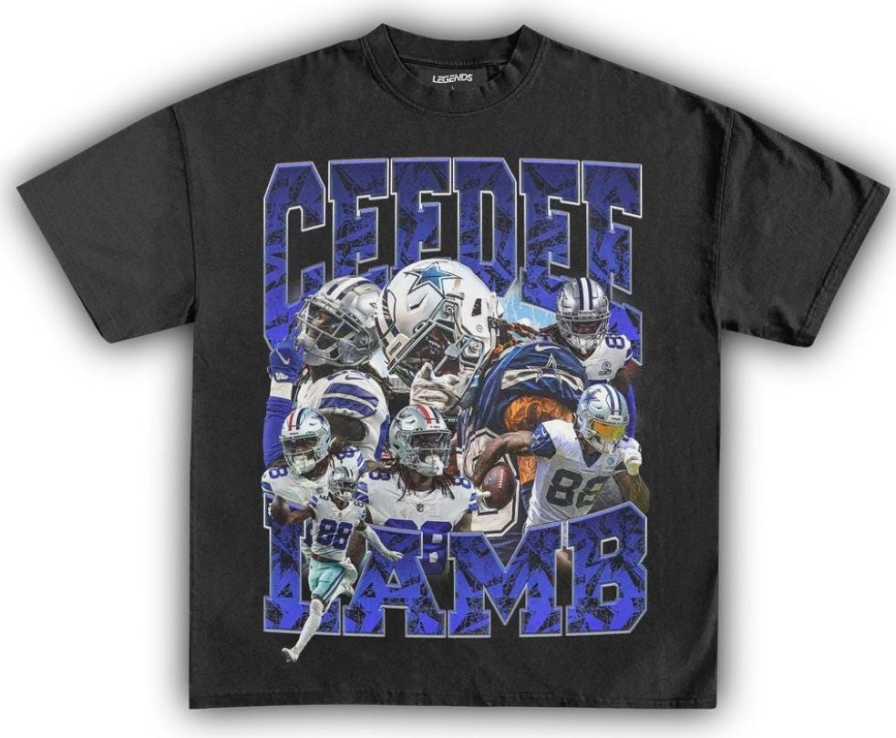 CEEDEE LAMB ‘COWBOYS’ TEE - Unseen