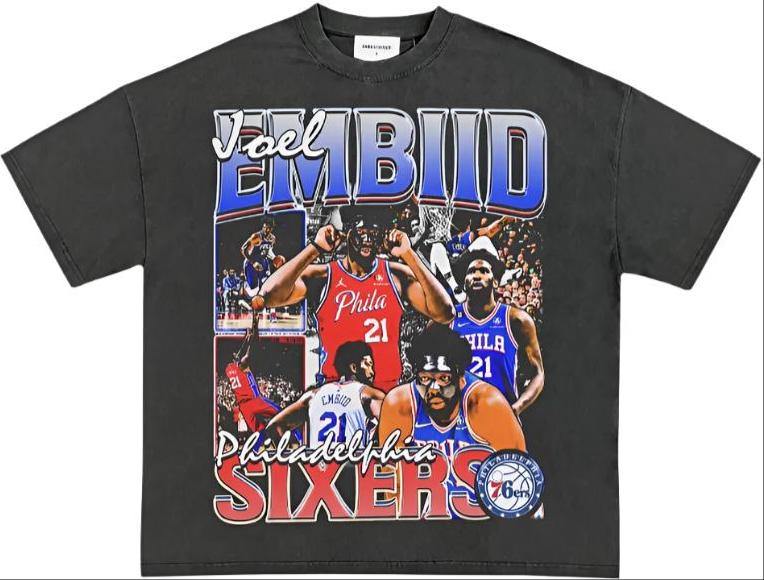 JOEL EMBIID BLACK TEE - Unseen
